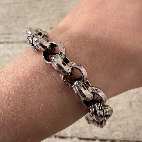 Vintage Milor Italy 925 Chain Link Bracelet - Picture 4 of 6